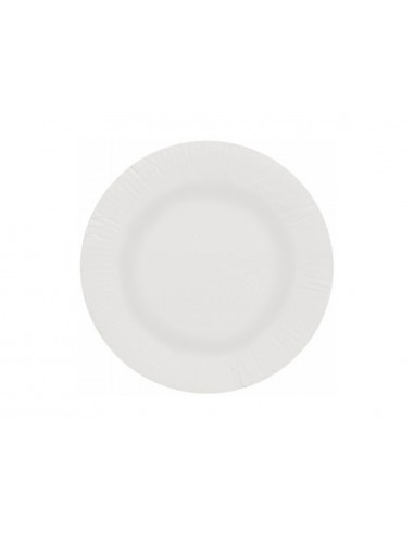 Plato papel reciclable blanco 18 cm...