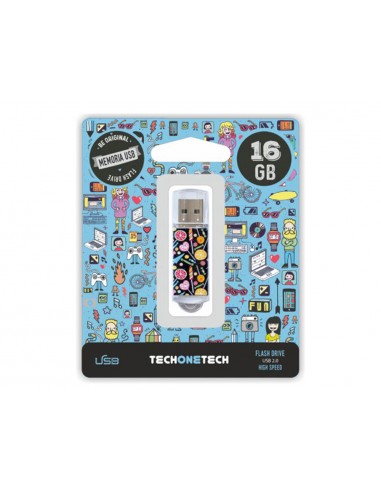 Memoria usb techonetech flash drive...