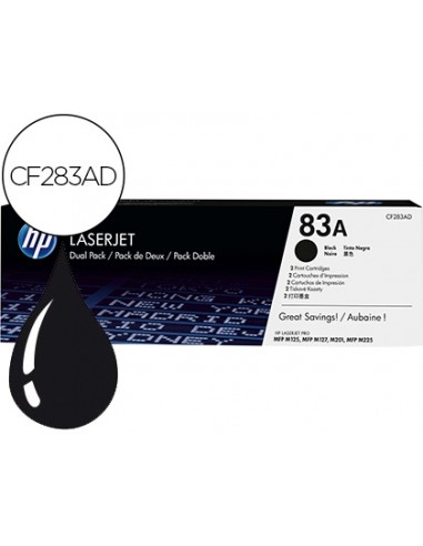 Toner hp laserjet pro 83a mfp m125...