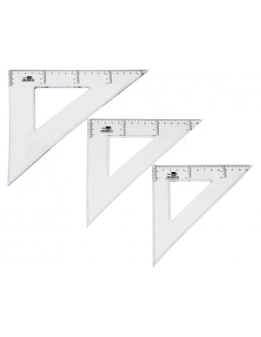 Escuadra liderpapel 20 cm plastico...
