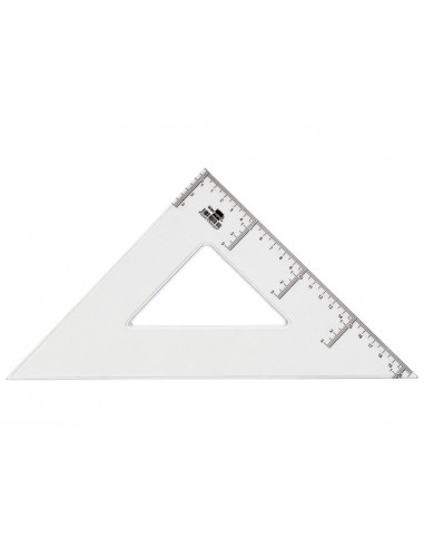 Escuadra liderpapel 30 cm plastico...