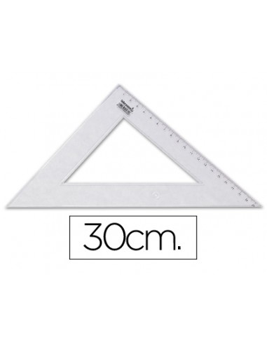Escuadra liderpapel 30 cm plastico...
