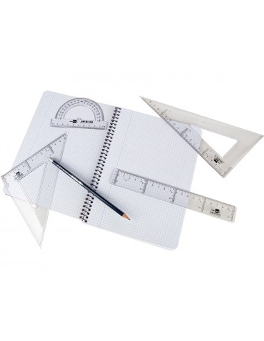 Escuadra liderpapel 30 cm plastico...