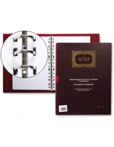 Libro miquelrius din a4 actas con 100...