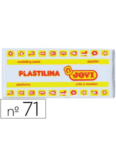 Plastilina jovi 71 blanco unidad...