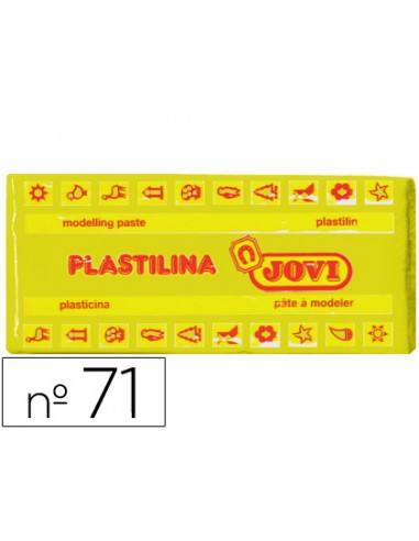 Plastilina jovi 71 amarillo oscuro...