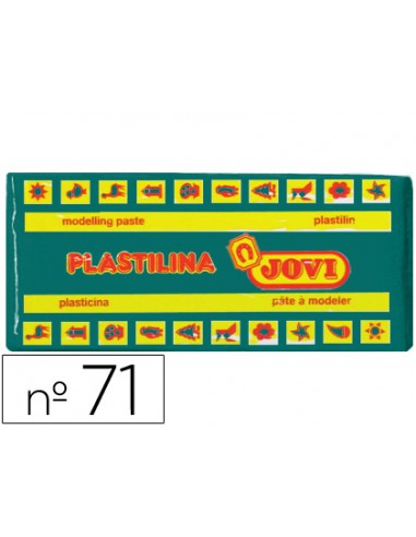 Plastilina jovi 71 verde oscuro...