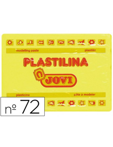 Plastilina jovi 72 amarillo claro...