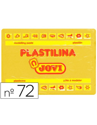 Plastilina jovi 72 amarillo oscuro...