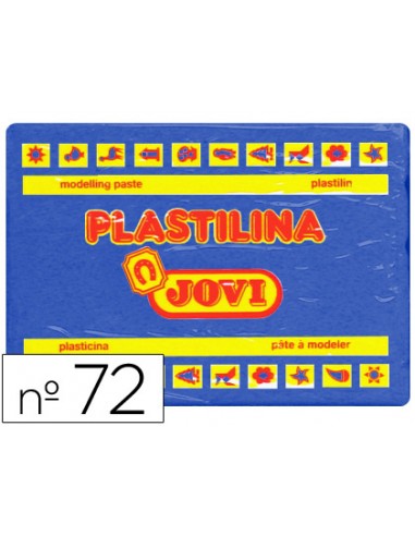 Plastilina jovi 72 azul oscuro unidad...