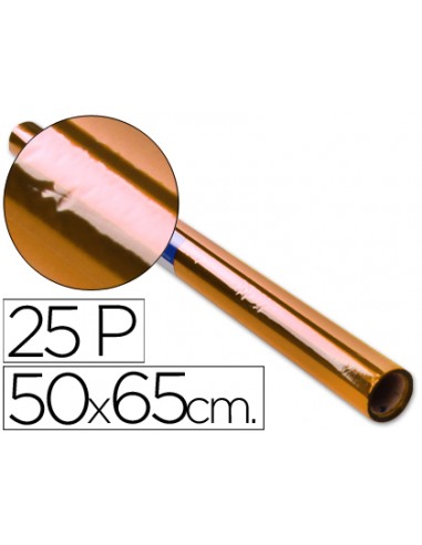 Papel celofan rollo trepado naranja...