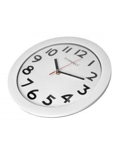 Reloj q-connect de pared plastico...