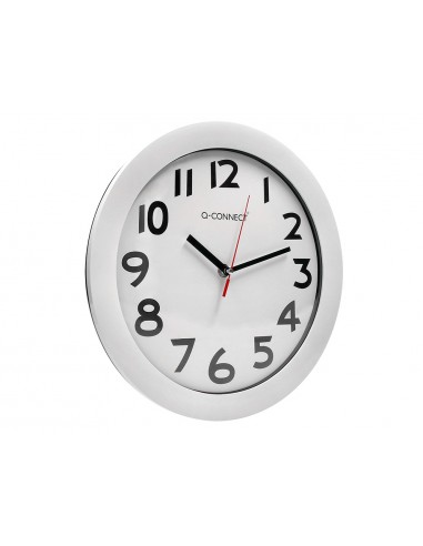 Reloj q-connect de pared plastico...