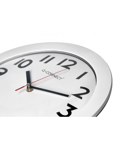 Reloj q-connect de pared plastico...