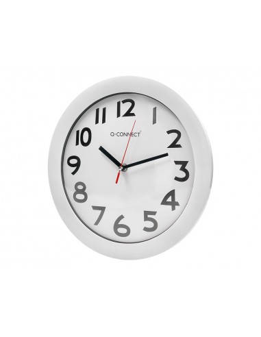 Reloj q-connect de pared plastico...