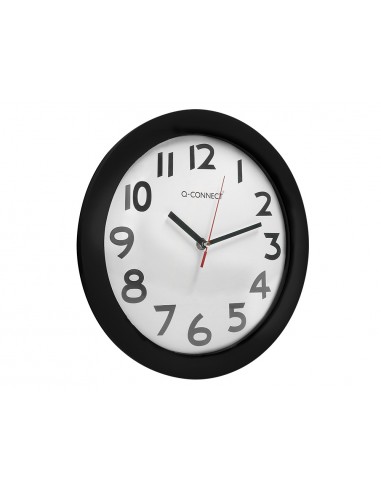 Reloj q-connect de pared plastico...