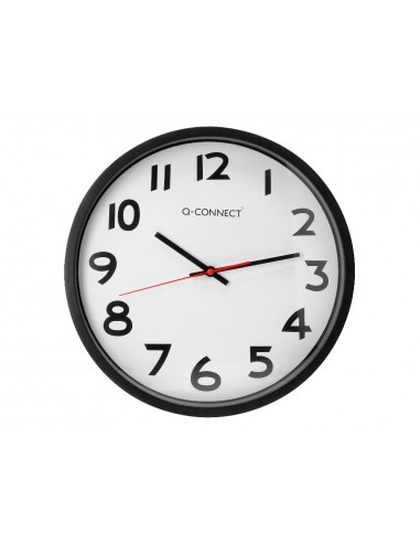 Reloj q-connect de pared plastico...