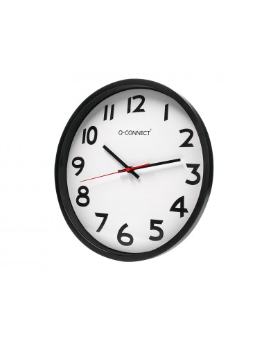 Reloj q-connect de pared plastico...