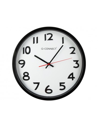 Reloj q-connect de pared plastico...