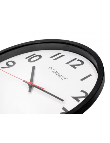 Reloj q-connect de pared plastico...