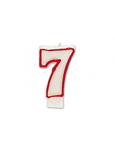 Vela cumpleaños liderpapel nº7