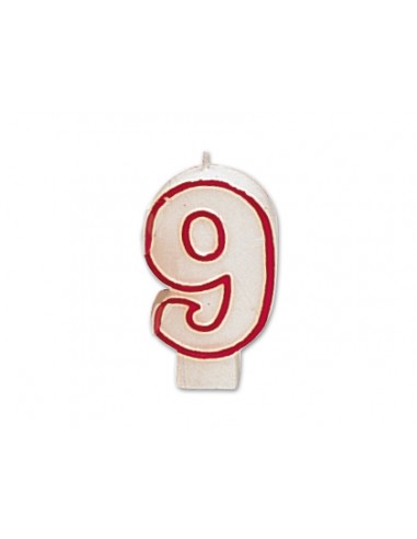 Vela cumpleaños liderpapel nº9