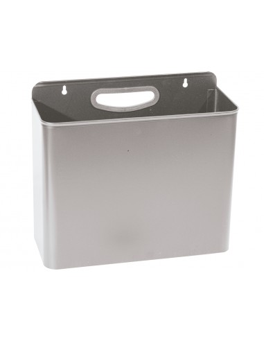 Papelera metalica 99 de pared gris...