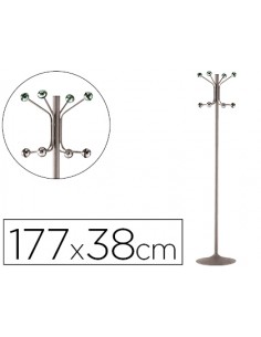 Perchero metalico pie 8...