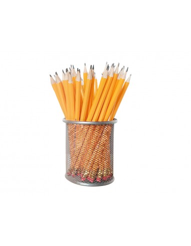 Cubilete portalapices q-connect plata...