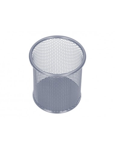 Cubilete portalapices q-connect plata...