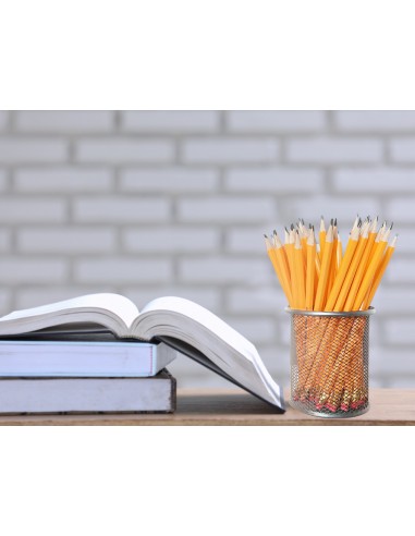 Cubilete portalapices q-connect plata...