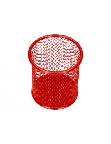 Cubilete portalapices q-connect rojo...