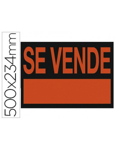 Cartel plastico archivo 2000 se vende...