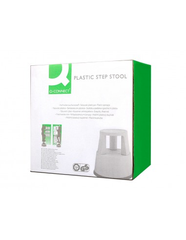 Taburete q-connect ruedas retractiles...