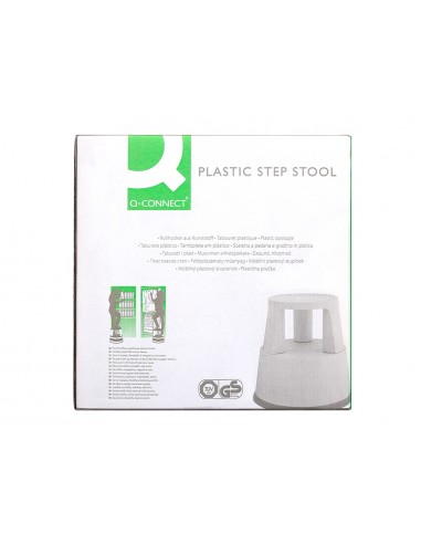Taburete q-connect ruedas retractiles...