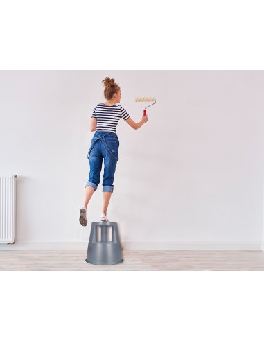 Taburete q-connect ruedas retractiles...