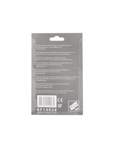 Detector q-connect de billetes falsos...