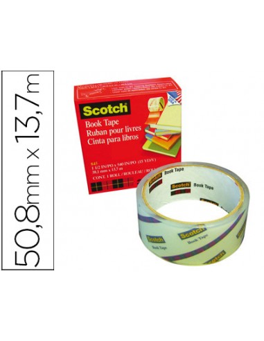 Cinta adhesiva scotch 845 book tape...