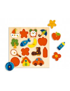 Puzle diset siluetas 15 piezas 2