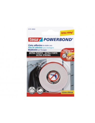 Cinta adhesiva tesa doble cara ultra...