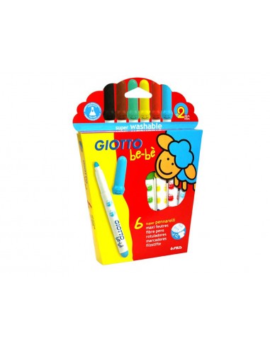 Rotulador giotto super bebe caja de 6...