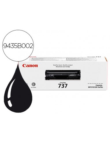 Toner canon 737 negro lbp151dw / mf...