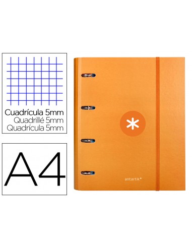 Carpeta con recambio antartik a4...
