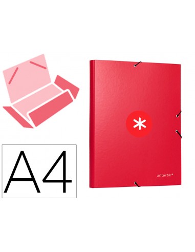 Carpeta antartik gomas a4 3 solapas...