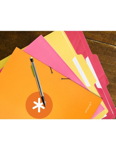 Carpeta antartik gomas a4 3 solapas...