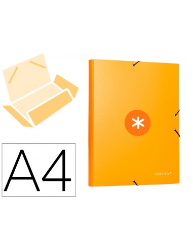Carpeta antartik gomas a4 3 solapas...