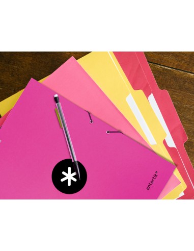 Carpeta antartik gomas a4 3 solapas...