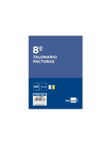 Talonario liderpapel facturas 8º...