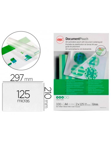 Bolsa de plastificar gbc din a4 125...