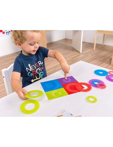 Juego miniland set de 16 aros...